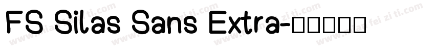 FS Silas Sans Extra字体转换